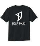 Black Self Paid Logo Tee