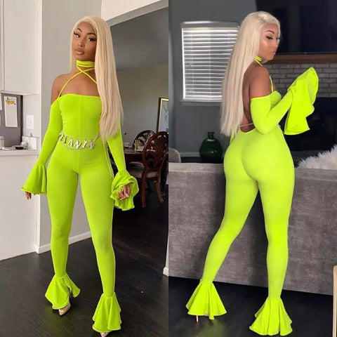 Bell bottom Jumpsuit