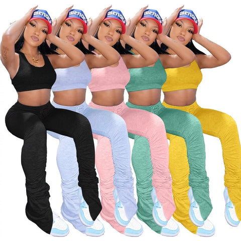 Stack Pants Set w/Shirt