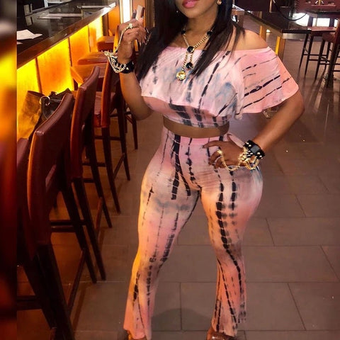 Ruffle Top 2 Piece