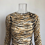 Long Tiger Stripe Dress