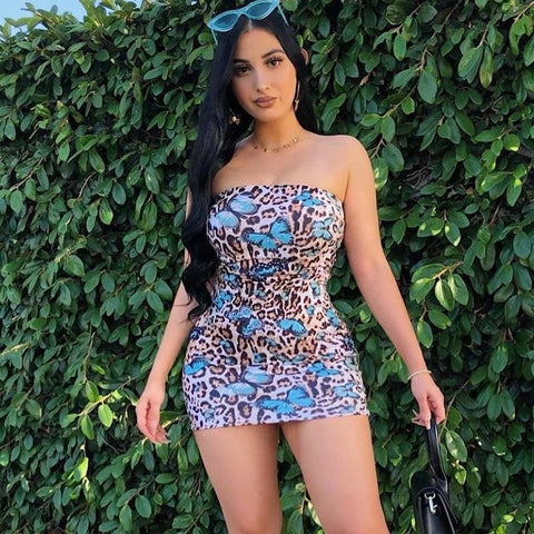 Tube Top Mini Dresses