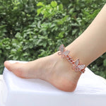 CZ Butterfly Anklets