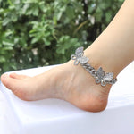 CZ Butterfly Anklets