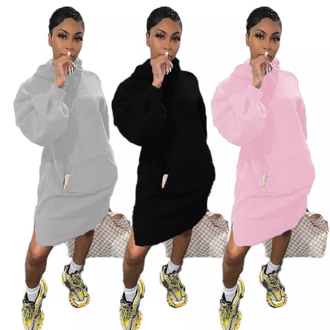 Just Kickin It Hoodie Dress